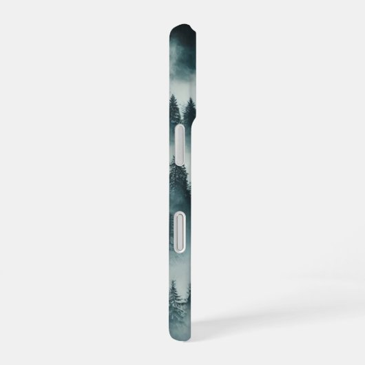 Misty Pines iPhone 16 Hülle (Rechte Seite)