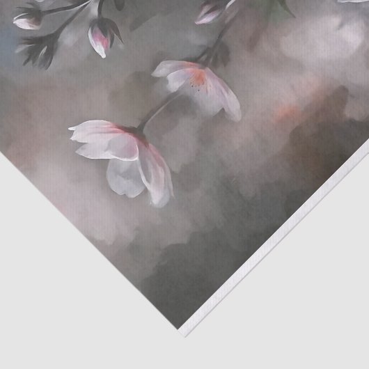 Misty Pink Cosmos Blume Decoupage Seidenpapier (Ausschnitt)