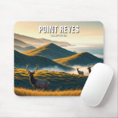 Misty Point Reyes National Seashore Elch Mousepad (Mit Mouse)