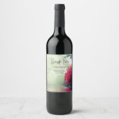 Misty Railroad Tracks Foto - Veranstaltung Vielen Weinetikett (Vorderseite)