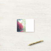 Misty Railroad Tracks Landschaftliches Foto Post-it Klebezettel (Auf Schreibtisch)