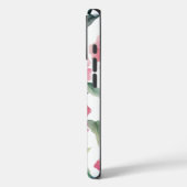 Misty Red Floral Pattern Case-Mate iPhone Hülle (Rückseite / Links)