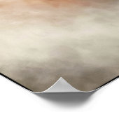 Misty Retro Portrait of Elegance Poster (Ecke)