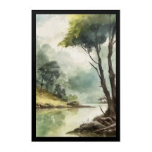 Misty River Escape - ruhige Landschaft