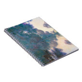 Misty River Reflection Impressionist Notebook Notizblock (Rechte Seite)
