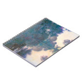 Misty River Reflection Impressionist Notebook Notizblock (Linke Seite)