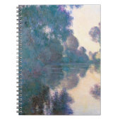 Misty River Reflection Impressionist Notebook Notizblock (Vorderseite)