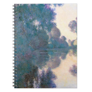 Misty River Reflection Impressionist Notebook Notizblock