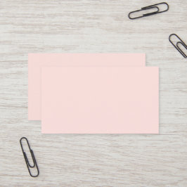 Misty Rose Business Card Visitenkarte