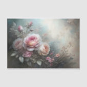 Misty Rose Dawn Decoupage Seidenpapier (Vorderseite)