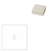 Misty Rose, flush Mahogany, dekoratives Design Gummistempel (Stempel)