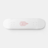 Misty Rose, flush Mahogany, dekoratives Design Skateboard (Horizontal)