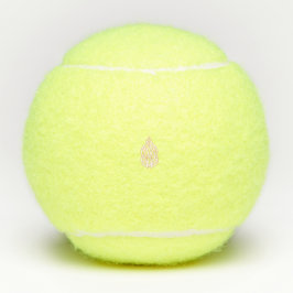Misty Rose, flush Mahogany, dekoratives Design Tennisbälle