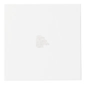 Misty Rose, flush Mahogany, dekoratives Design Würfel (Vorderseite)