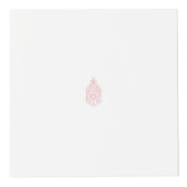 Misty Rose, flush Mahogany, dekoratives Design Würfel (Rechts)