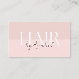 Misty Rose Hair Stylist QR Code  Business Card Visitenkarte