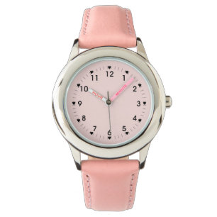 Misty Rose Hearts Girls' Armbanduhr
