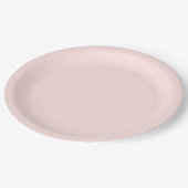 Misty Rose Hex Code FFE4E1 Party Plate Pappteller (Schrägansicht)
