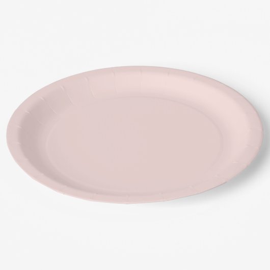 Misty Rose Hex Code FFE4E1 Party Plate Pappteller (Schrägansicht)