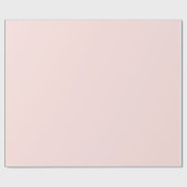 Misty Rose Matte Wrapping Paper Geschenkpapier (Flach)