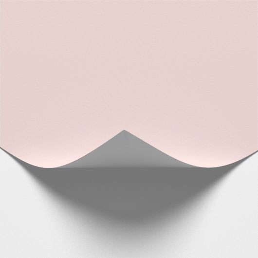 Misty Rose Matte Wrapping Paper Geschenkpapier (Ecke)