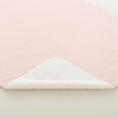 Misty Rose Sherpa Blanket für ultimativen Komfort Sherpadecke (3/4)