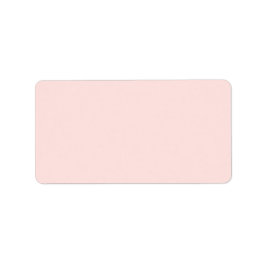 Misty Rose Solid Color Adressaufkleber
