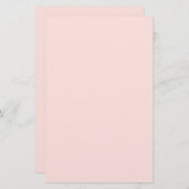 Misty Rose Solid Color Briefpapier (Vorne/Hinten)