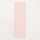 Misty Rose Solid Color Yogamatte (Vorderseite)