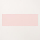 Misty Rose Solid Color Yogamatte (Vorderseite (Horizontal))