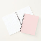 Misty Rose Spiral Notebook Notizblock (Innenseite)