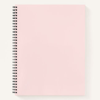 Misty Rose Spiral Notebook Notizblock