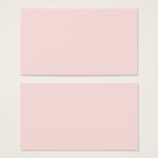 Misty Rose Visitenkarte (Vorne & Hinten)