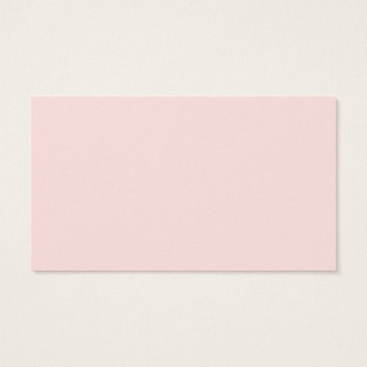 Misty Rose Visitenkarte (Rückseite)