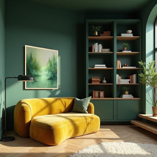 Misty Sage Abstrakt - Bio modern Poster