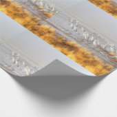 Misty Sandhill Cranes Geschenkpapier (Ecke)