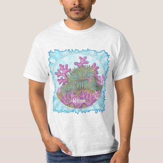 Misty Sea Coral seashells T-Shirt (Vorderseite)