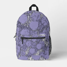 Misty Shamrocks Backpack – Trendy & Artistic Bedruckter Rucksack
