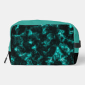 Misty Smoke Monogram Aqua Waschbeutel (Rückseite)