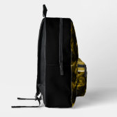 Misty Smoke Monogram Gold Bedruckter Rucksack (Links)