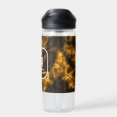 Misty Smoke Monogram Gold Trinkflasche (Rückseite)