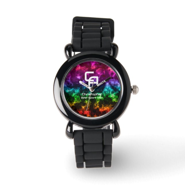 Misty Smoke Monogram Multicolors Armbanduhr (Vorderseite)