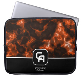 Misty Smoke Monogram Orange Laptopschutzhülle