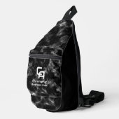 Misty Smoke Monogram Schwarz-weiß Crossbody Bag (Rechte Ecke)