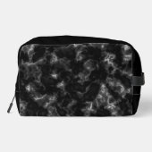 Misty Smoke Monogram Schwarz-weiß Waschbeutel (Rückseite)