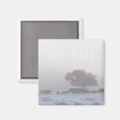Misty South Africa Rural Landscape SA Magnet (Vorderseite/Rückseite)