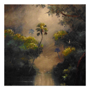 Misty St. Lucie River Poster