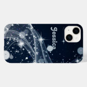 Misty Star Wirbel und Individuelle Name Case-Mate iPhone Hülle (Rückseite (Horizontal))
