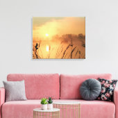 Misty Sunrise Leinwand Wrap (Insitu (Wohnzimmer))