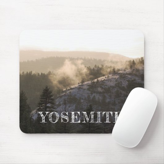 Misty Sunset in Yosemite Mousepad (Mit Mouse)
